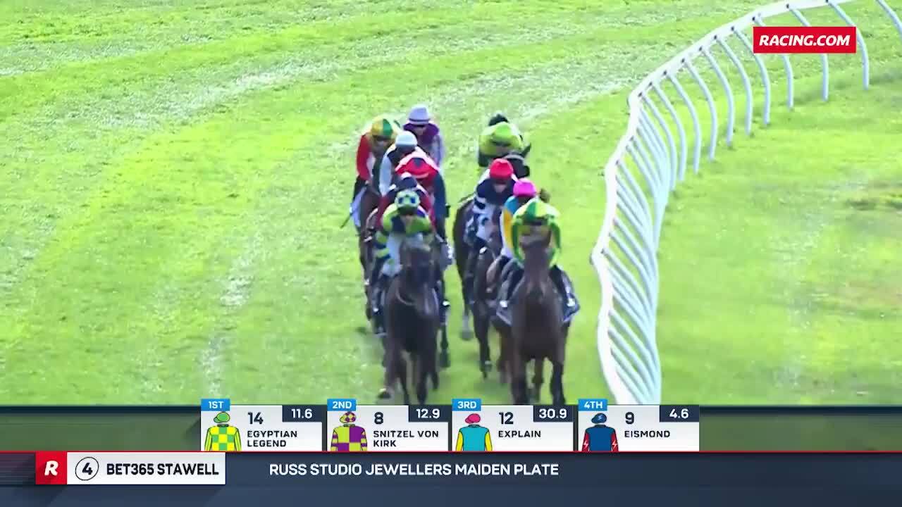 Exciting filly flying Rising Sun flag | Racing.com