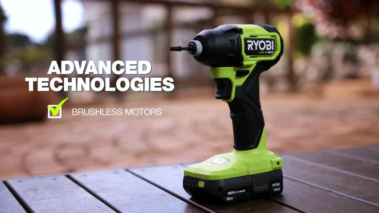 Ryobi 18V ONE+ HP™ Brushless Compact Impact Driver Kit - Bunnings
