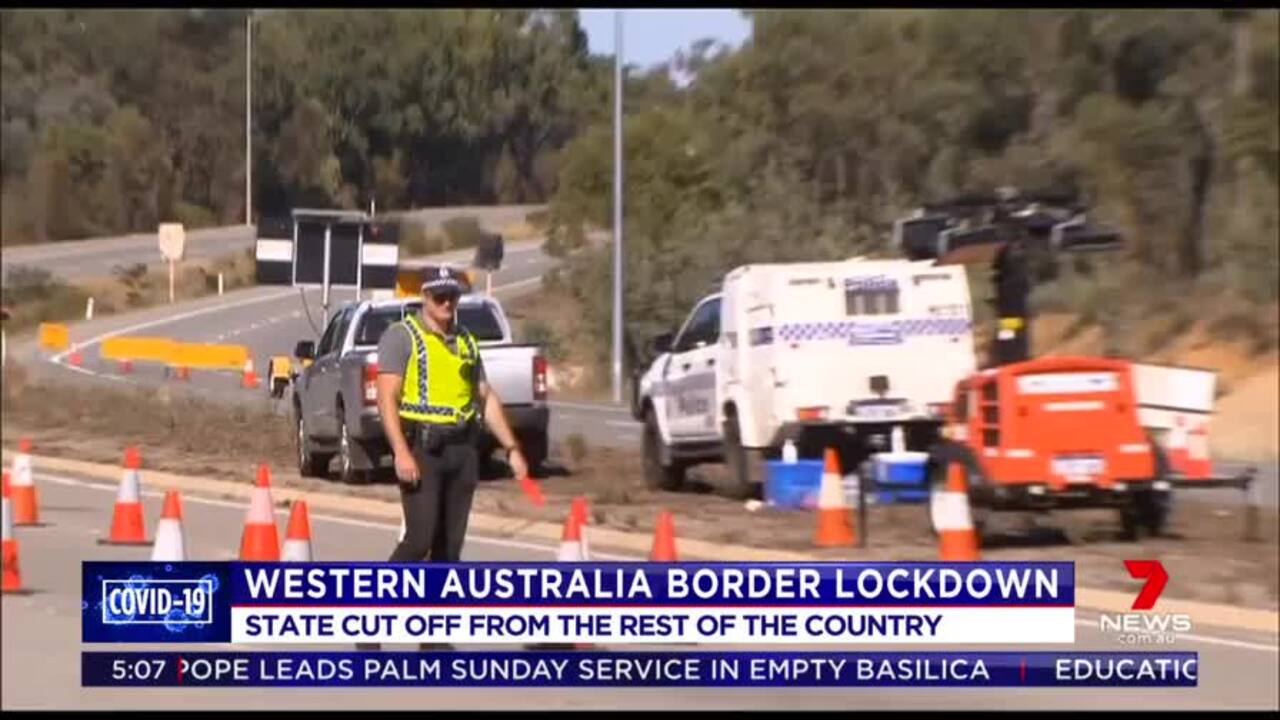 Western Australian border closed