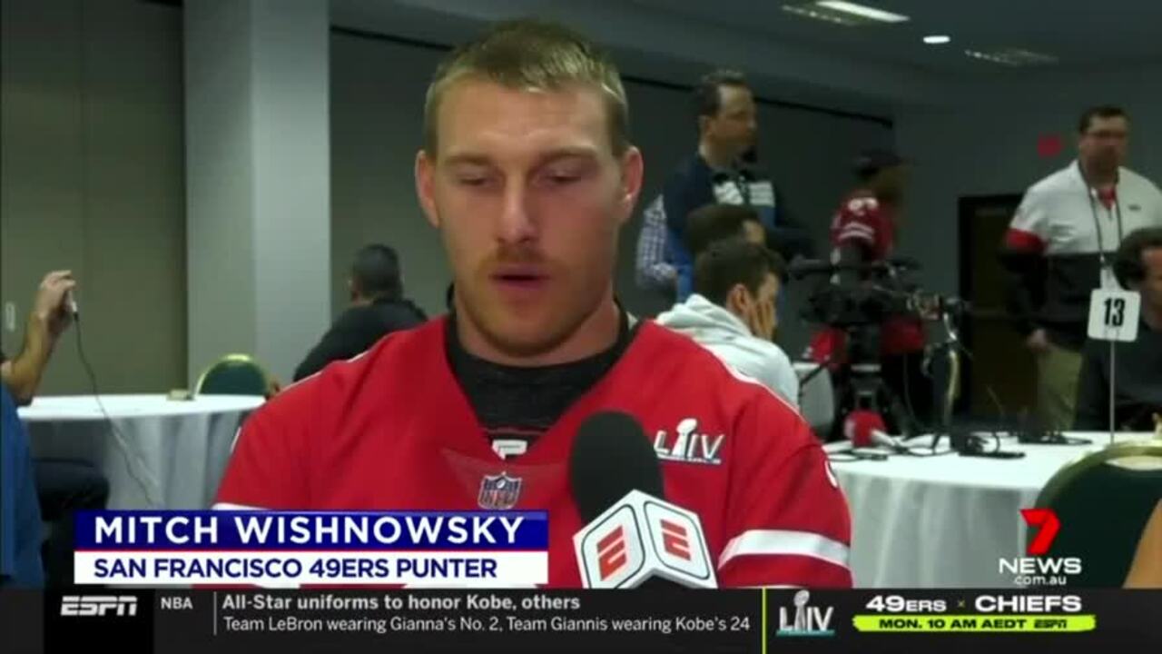 Perth NFL player Mitch Wishnowsky gets Super Bowl dream with San Francisco  49ers