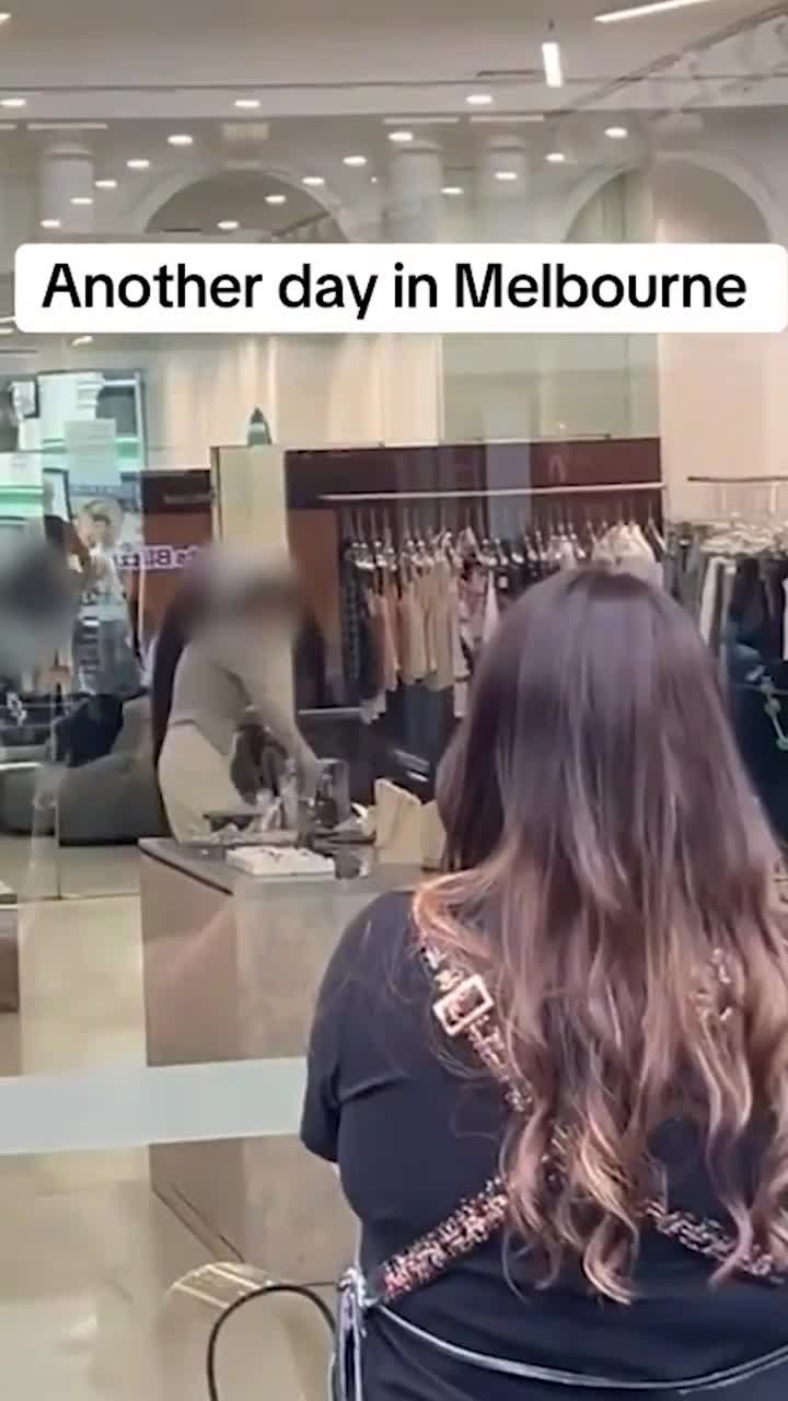 Wild moment woman breaks into Melb store | news.com.au — Australia’s ...