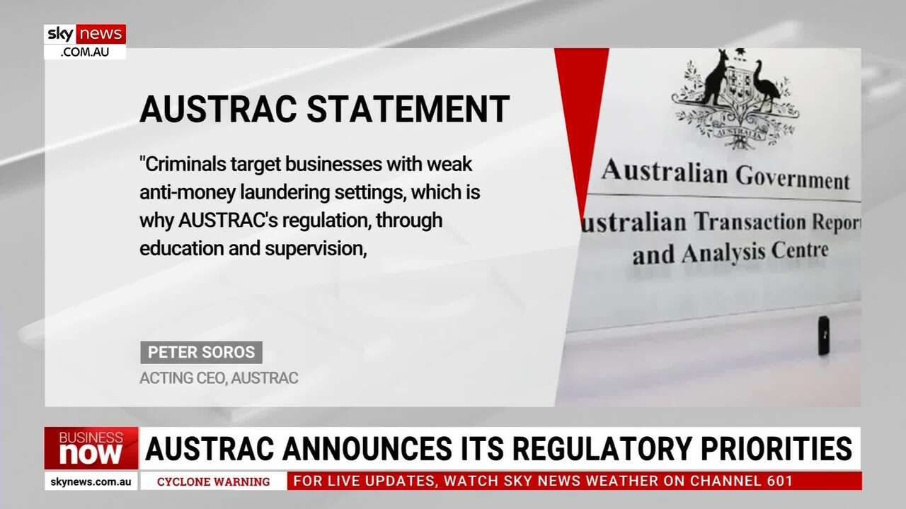 AUSTRAC announces its regulatory priorities