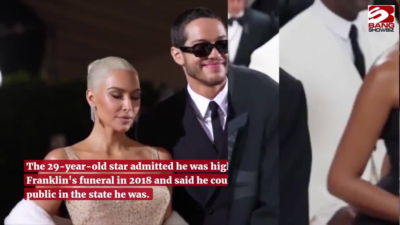 Pete Davidson Reveals He Was High on Ketamine at Aretha Franklin's Funeral:  'I'm Embarrassed' - Yahoo Sports