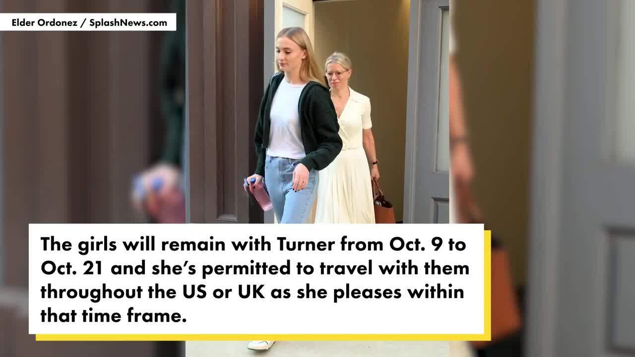 Sophie Turner, Joe Jonas custody case paused as couple agrees daughters  will split time between US and UK