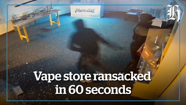 Watch: Cleaned out in 60 seconds