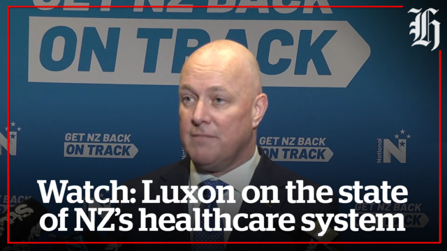 Watch: Luxon on the state of NZ's healthcare system