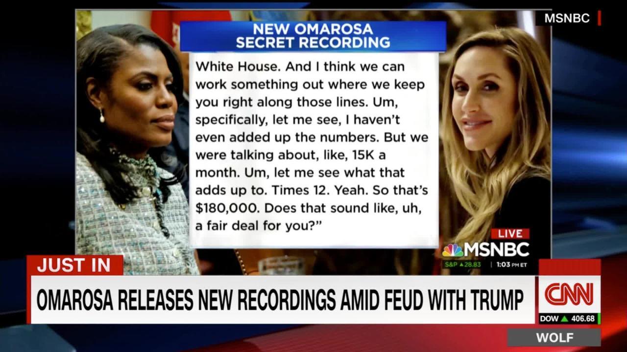 Omarosa releases secret recording of US$15,000-a-month job offer from Lara  Trump - NZ Herald