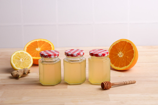 Winter wellness drink Citrus and apple cider vinegar