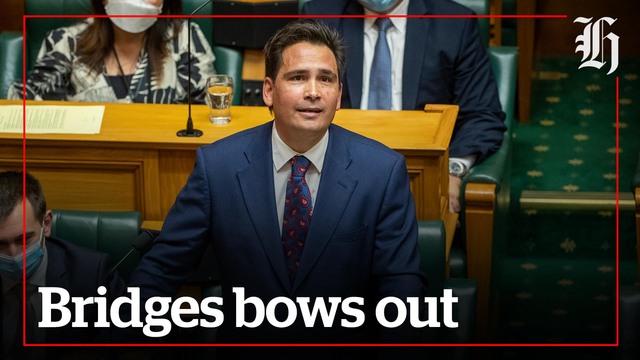 Simon Bridges bows out, saying 'it's better to burn out than to fade away'  - NZ Herald