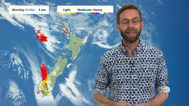 MetService Severe Weather Monday March 4th