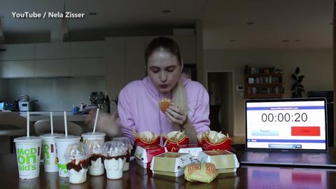 Kiwi model sets internet ablaze with gluttonous video - NZ Herald