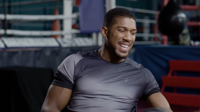 Anthony Joshua tries to work out Aussie slang