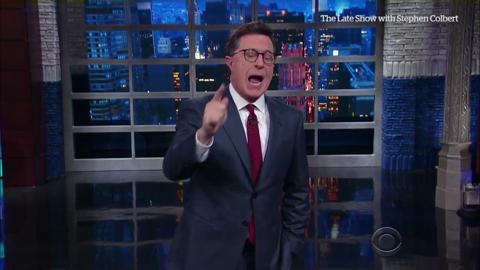 Watch: Stephen Colbert Trump rant slammed as homophobic