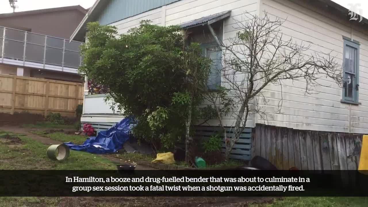 Raw: Hamilton house where a group sex and drug session ended in fatal  shooting - NZ Herald