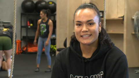 Video for Matangiroa Flavell&#039;s gym thrives on Māori who &#039;flourish&#039; speaking te reo