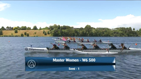 Video for 2021 Waka Ama Championships - Master Women - W6 500 Semi 1/2