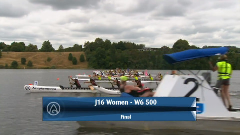 Video for 2020 Waka Ama Sprints - J16 Women - W6 500 - Final