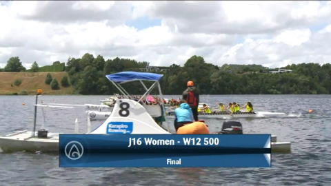 Video for 2021 Waka Ama Championships - J16 Women - W12 500 Final