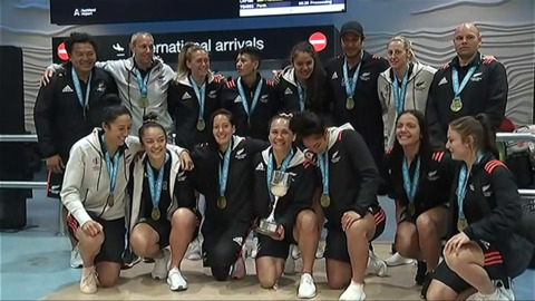Video for Black Ferns victorious return from Worlds