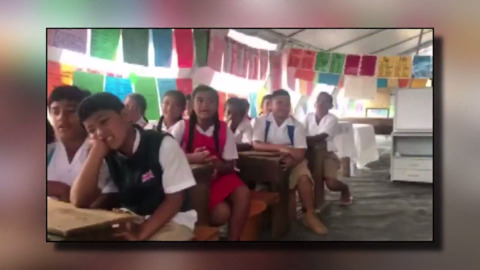 Video for PM Ardern visits Tongan Primary School hit by Cyclone Gita