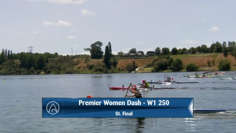 Video for 2020 Waka Ama Sprints - Premier Women Dash - W1 250 St. Final