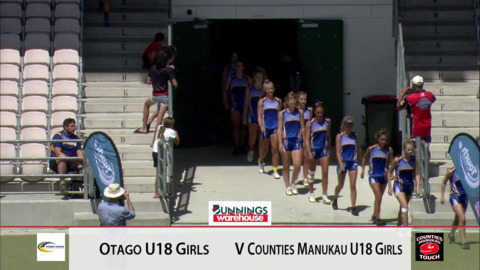 Video for 2019 Junior National Touch Champs, U18 Girls, Otago ki Counties Manukau
