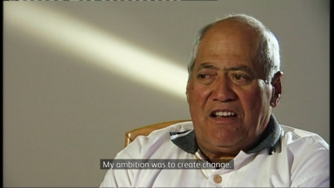 Video for &quot;My ambition was to create change&quot; - Late Hon. Koro Wetere