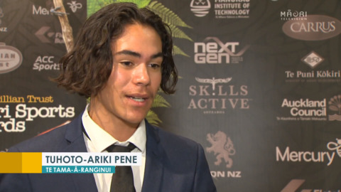 Video for Tuhoto-Ariki Pene takes out Junior Sportsman of the Year