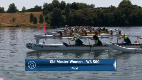 Video for 2020 Waka Ama Sprints - Gld Master Women - W6 500 Final