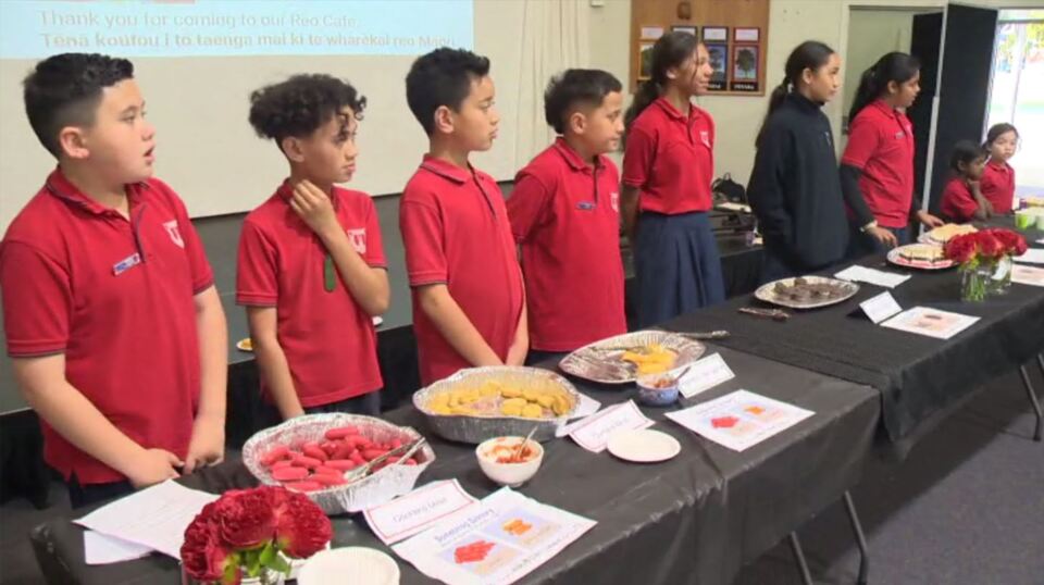 Video for Papatoetoe Central School opens Māori language café for Te Wiki o Te Reo Māori 