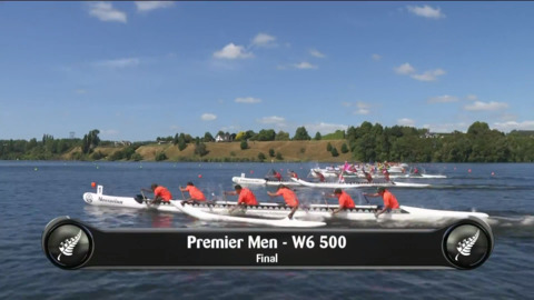 Video for 2019 Waka Ama Sprints - Premier Men - W6 500 Final