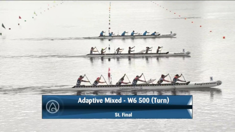 Video for 2021 Waka Ama Championships - Adaptive Mixed - W6 500 (Turn) St. Final