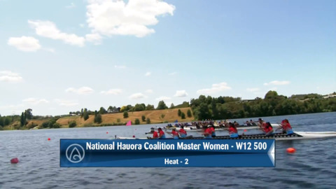 Video for 2020 Waka Ama Sprints - National Hauora Coalition Master Women - W12 500 Heat 2/2