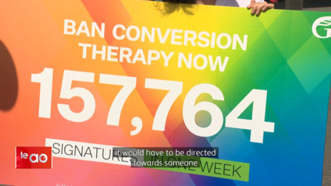 Video for National the only party to vote against conversion therapy