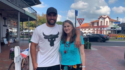 Video for Liam Messam is jumping in the ring for his mother Wanda