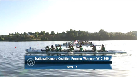 Video for 2021 Waka Ama Championships - Nat.l Hauora Coalition Premier Women - W12 500 Semi 2/2
