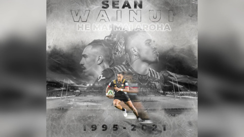 Video for Givealittle fund established for whānau of fallen rugby star Sean Wainui