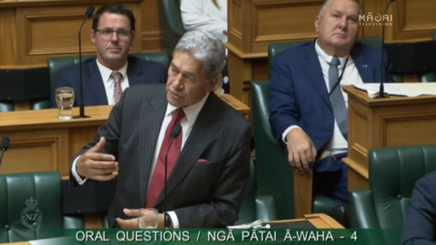 Video for The &#039;SFO won&#039;t be calling me up&#039; - Winston Peters 