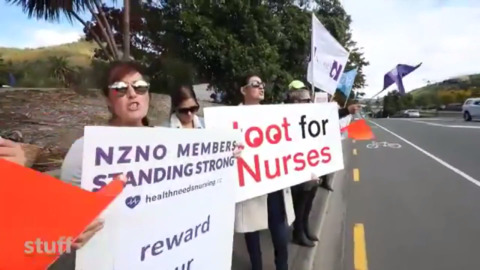Video for Nurses rally to have their voice heard