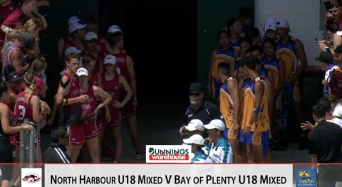 Video for 2019 Bunnings Jnr National Touch: 18MX FINALS, North Harbour v Bay of Plenty