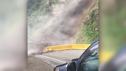 Video for Road to re-open after major slip at Waiōweka Gorge