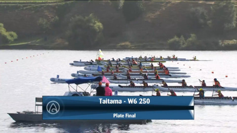 Video for 2021 Waka Ama Championships - Taitama - W6 250 Plate Final