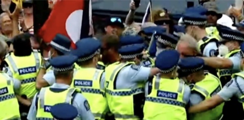 Video for Arrests at Parliament as protestors breach police lines