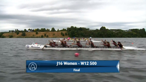 Video for 2020 Waka Ama Sprints - J16 Women - W12 500 Final