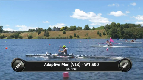 Video for 2019 Waka Ama Sprints - Adaptive Men (VL3) W1 500 St.Final