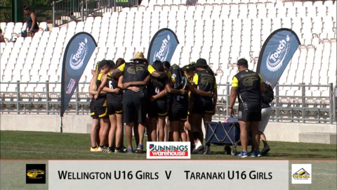 Video for 2019 Bunnings Junior Touch Champs, U16 Girls, Wellington v Taranaki
