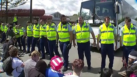 Video for Multiple arrests at Palmerston North weapons expo