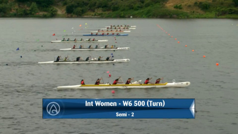 Video for 2020 Waka Ama Sprints - Int Women - W6 500 (Turn) Semi 2 / 2