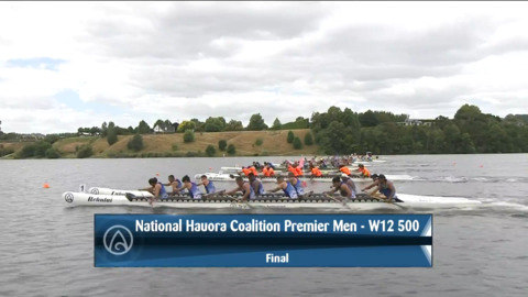 Video for 2021 Waka Ama Championships - Nat. Hauora Coalition Premier Men - W12 500 Final