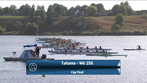 Video for 2021 Waka Ama Championships - Taitama - W6 250 Cup Final